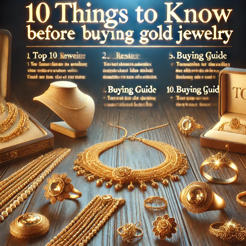 10 Things to Know Before Buying Gold Jewelry